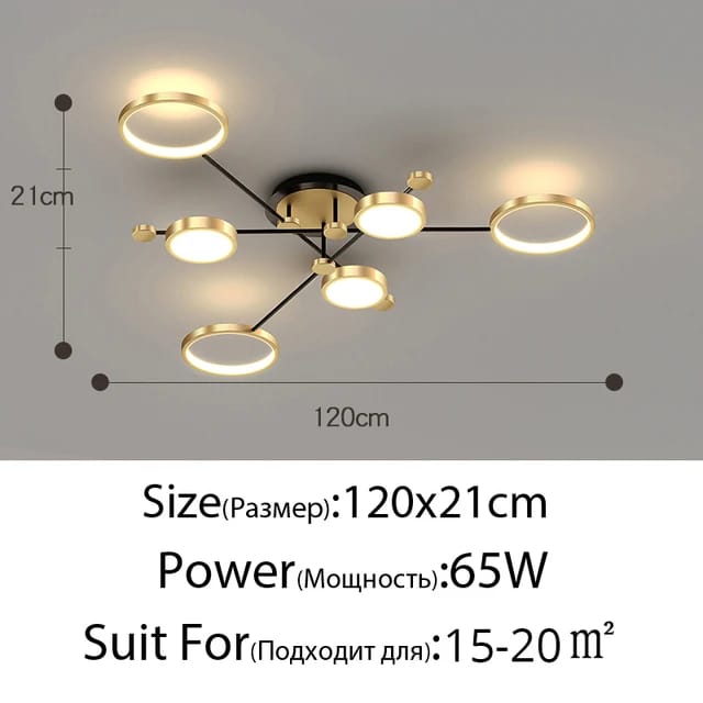 Suspension ReVda plafonnier LED minimalist